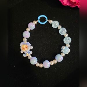 Skull Panda Beaded Bag Charm And Keychain